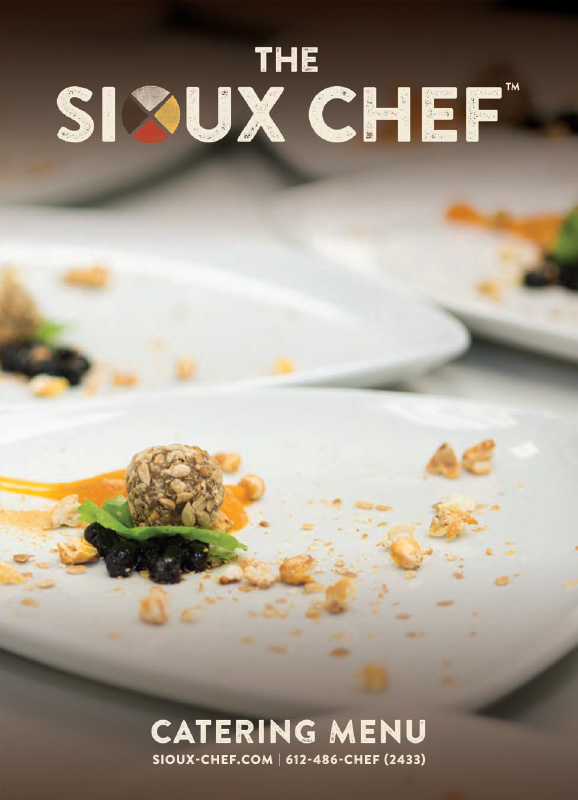 Sioux Chef catering menu 2022 cover